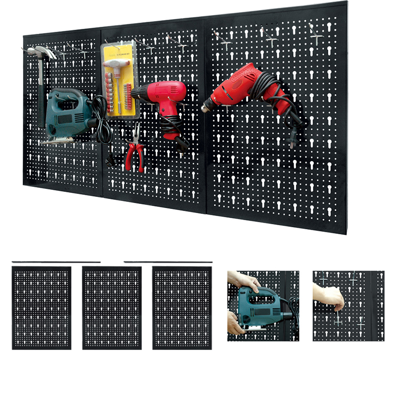 BW-1001 Metal Peg Boards with 18 Wire Hook Set